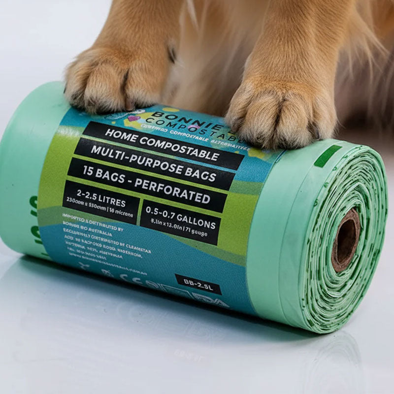 2-2.5L Compostable Dog Poop Bags for Dispenser