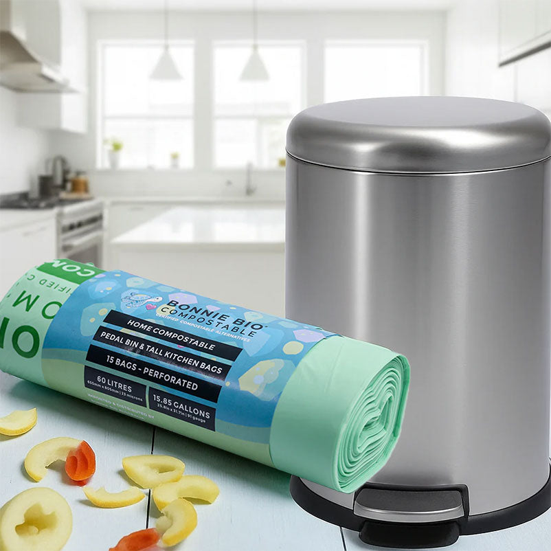 60L Compostable Bin & Rubbish Bags