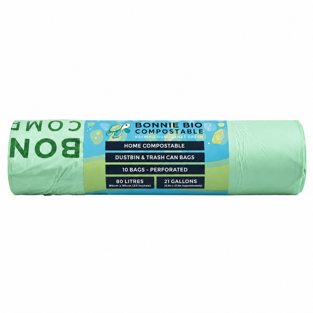 80L Compostable Garbage Bags – Carton of 200
