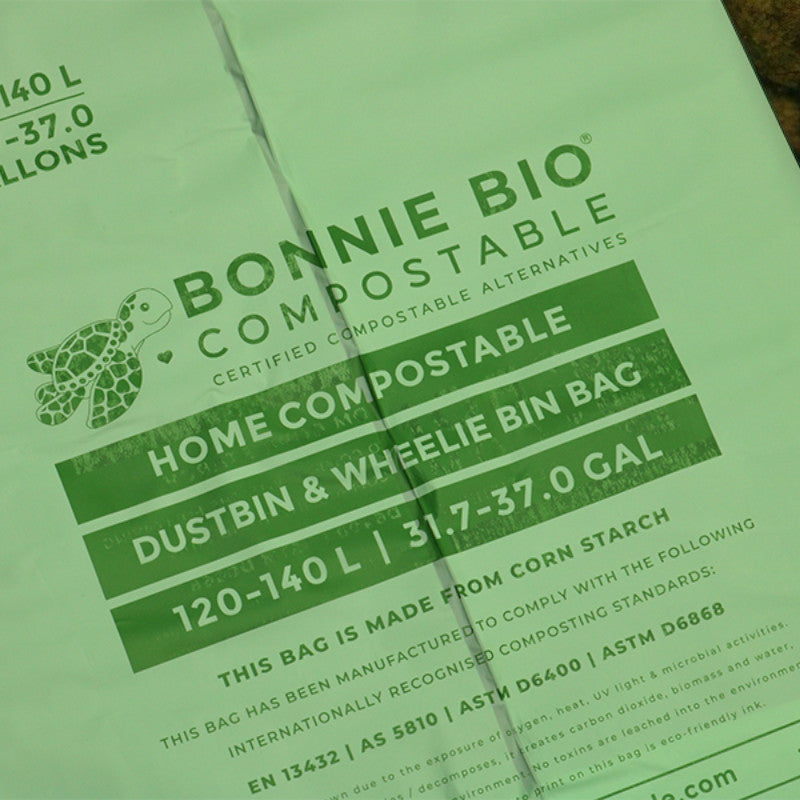 120-140L Compostable Garbage & Wheelie Bin Bags