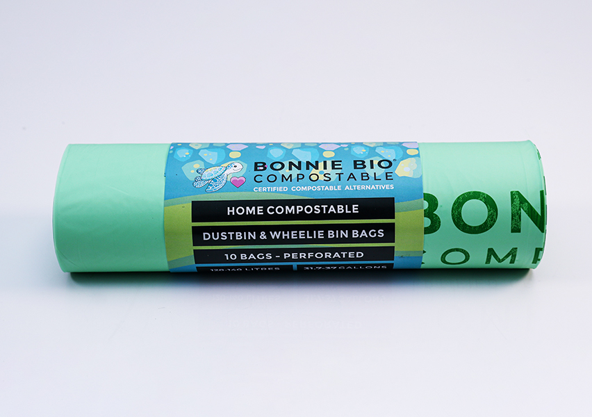 120-140L Compostable Garbage & Wheelie Bin Bags – Roll of 10 - Image 3