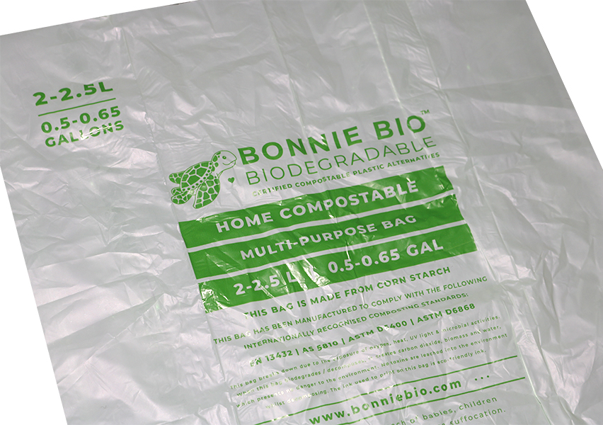 2-2.5L Compostable Multi-Purpose Bags – 48 Roll Box (15 Bags Per Roll) - Image 7