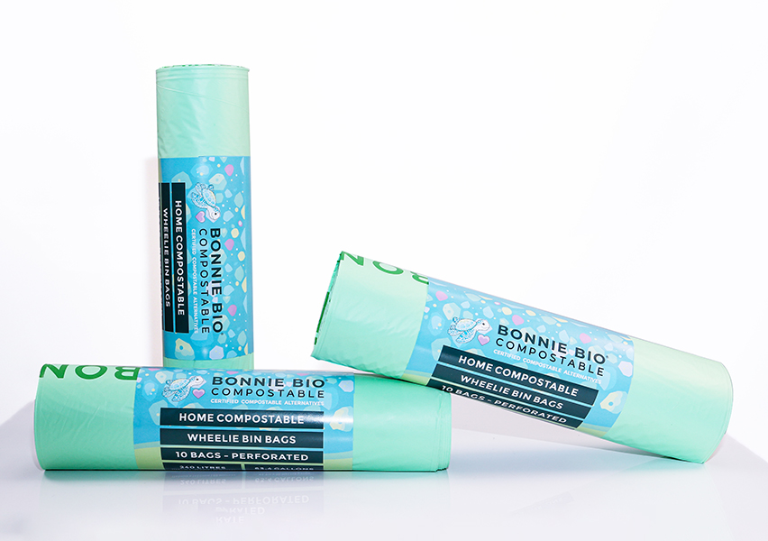 240L Compostable Garbage & Wheelie Bin Bags – 9 Roll Box (10 Bags Per Roll) - Image 2