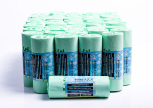 30L Compostable Bin & Rubbish Bags – 45 Roll Box (15 Bags Per Roll)