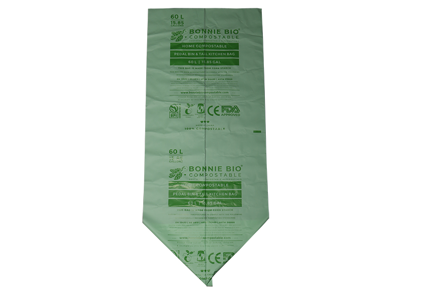 60L Compostable Bin & Rubbish Bags – Roll of 15 - Image 3