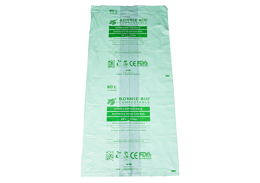 80L Compostable Garbage Bags – 20 Roll Box (10 Bags Per Roll) - Image 6