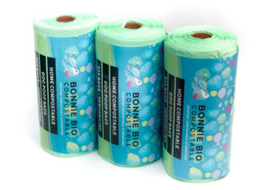 2L Compostable Dog Poop Bags – 9 Roll Box (225 Bags Per Roll)